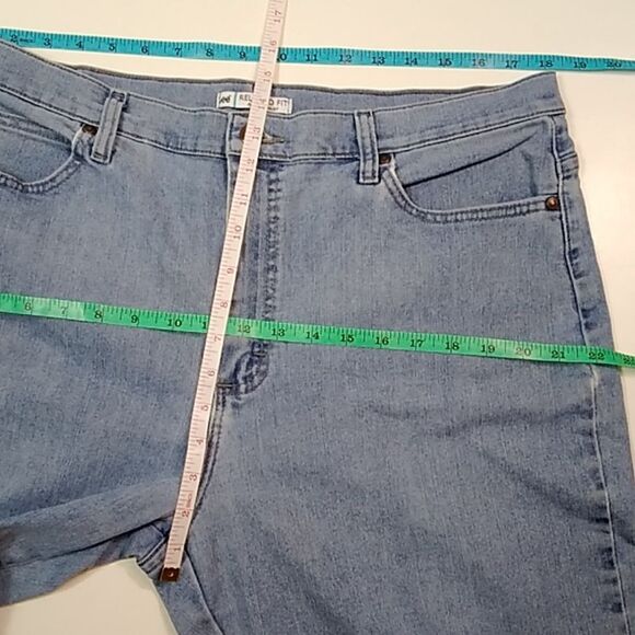 Lee Relaxed Fit At The Waist Women's Jeans Size Plus 18 Long - Picture 9 of 15
